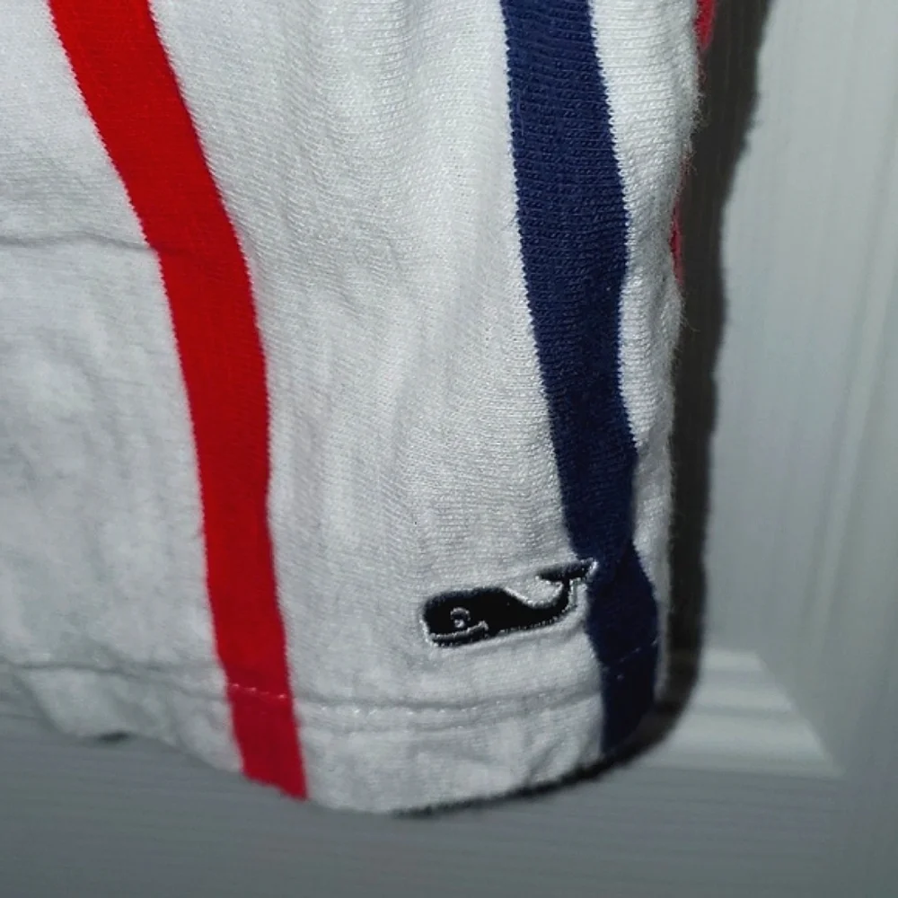 Vineyard Vines for Target Red, White, and Blue, Striped Romper Size Medium - Picture 4 of 8